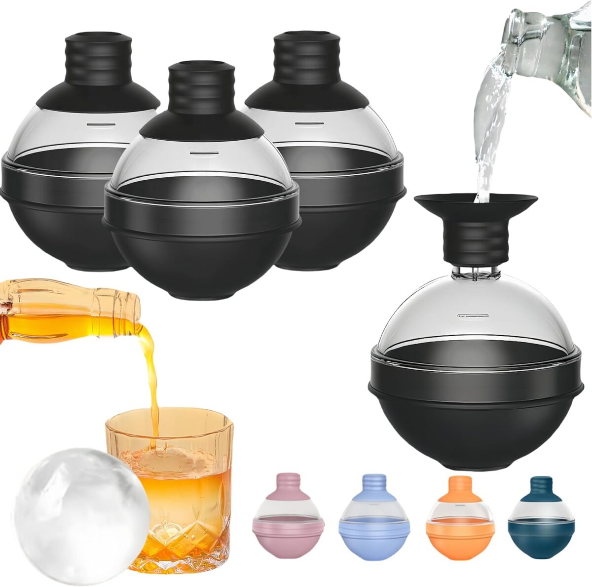 Silicone Sphere Ice Molds 3