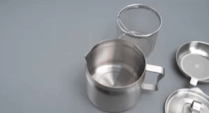 Grease Container with Filter 3