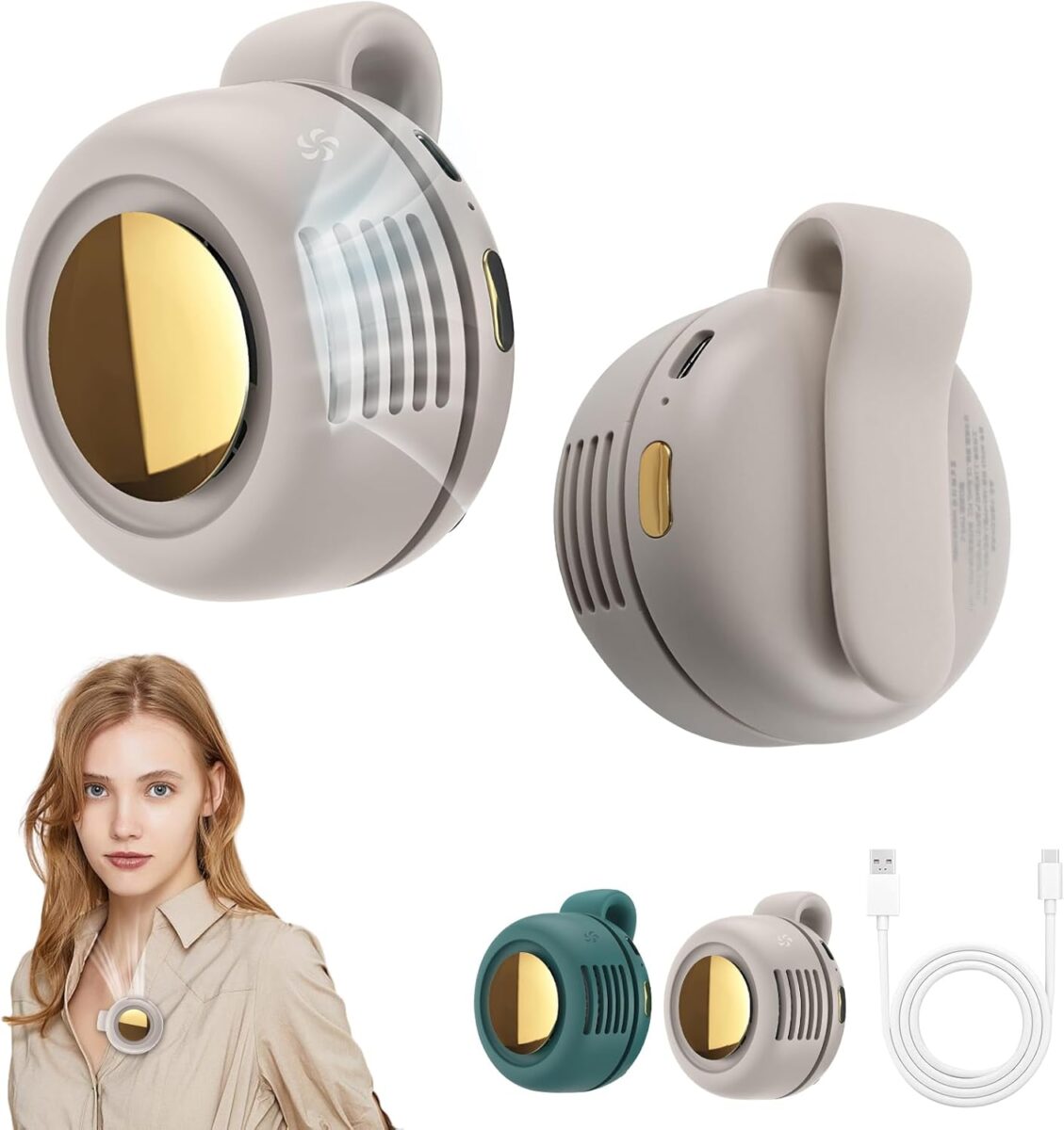 Portable Silent Mini Bladeless Electric Fan 3