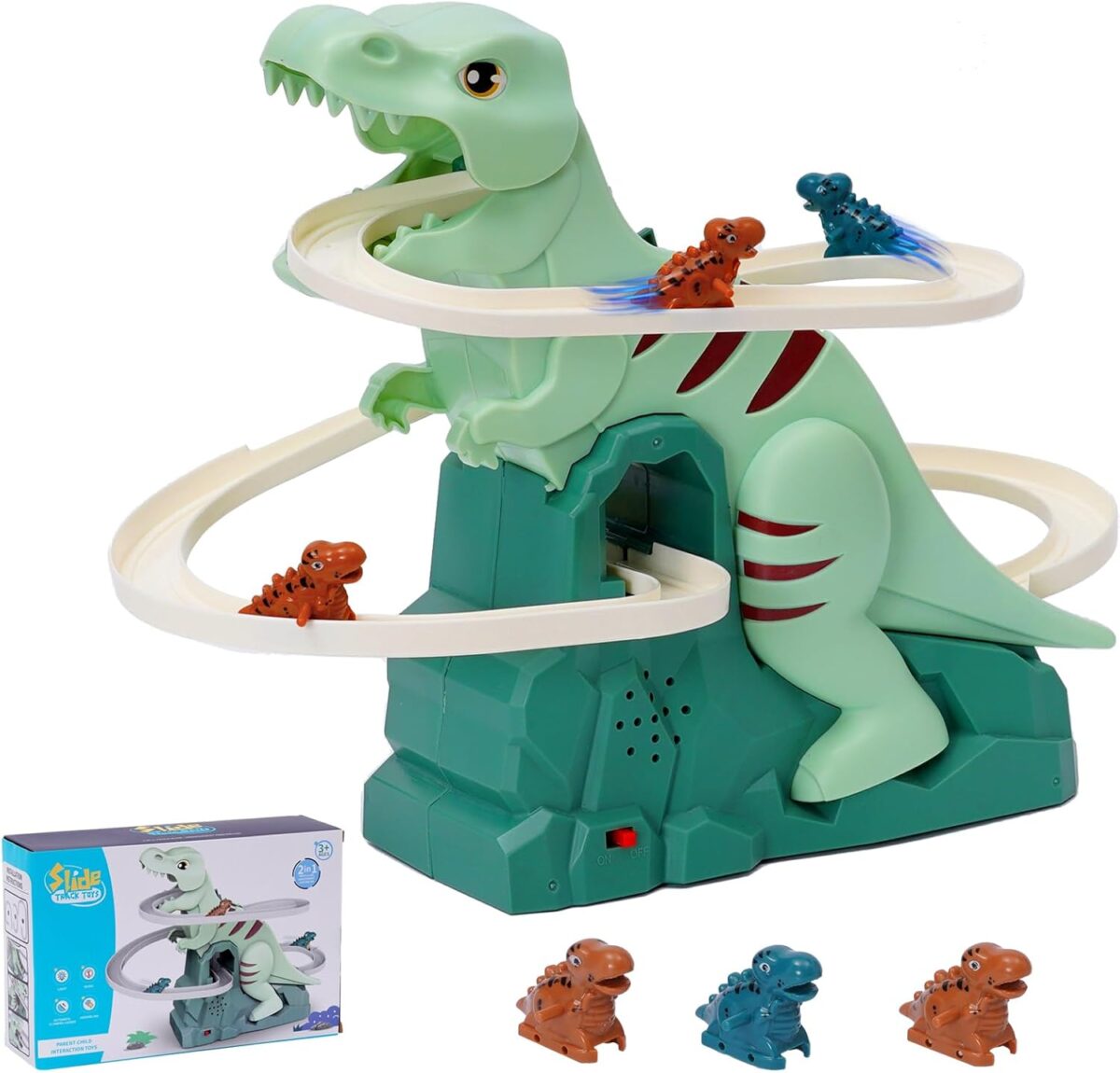Dinosaur Chasing Race Track Game 3