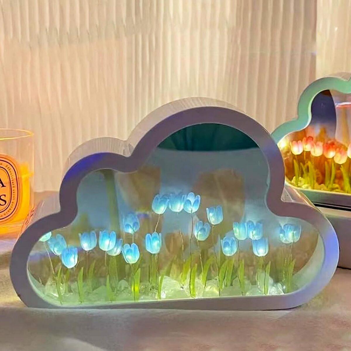 Tulip Night Light Mirror 2