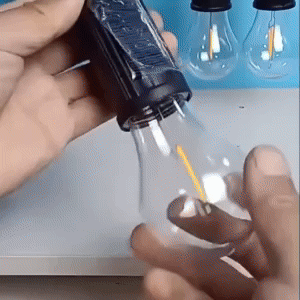 Solar Rechargeable Hooked Camping Light 2