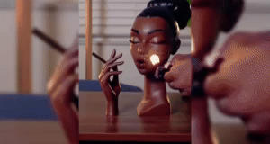 Black Woman Incense Burner 3