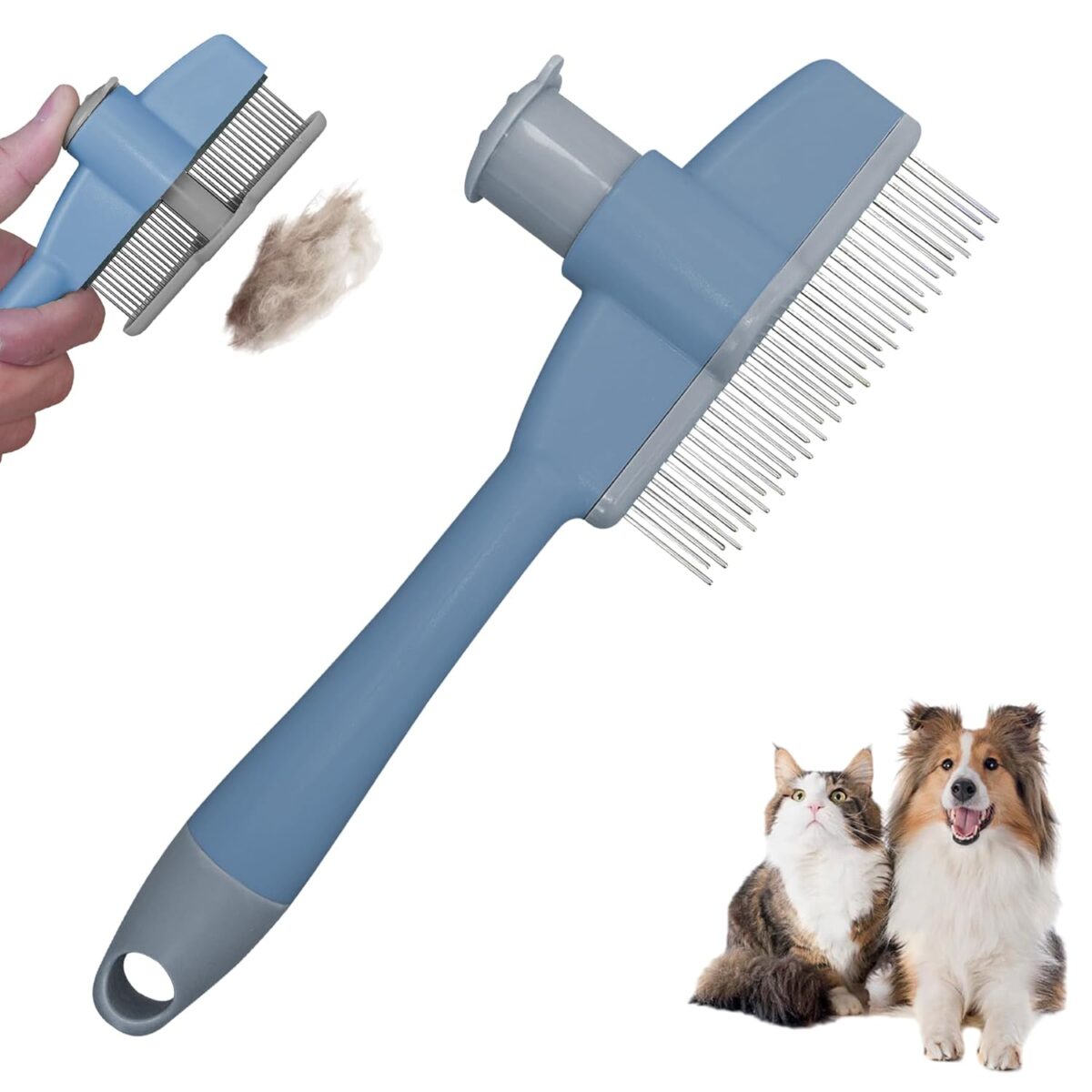 Self-cleaning Pet Flea Comb 2