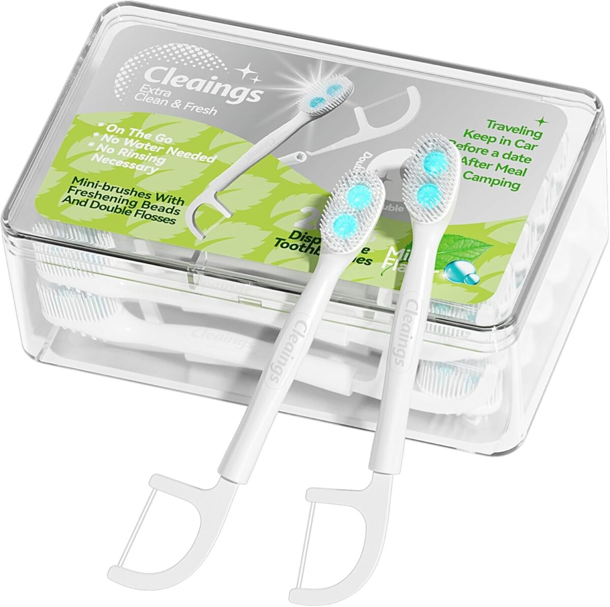 5 in 1 Disposable Mini Toothbrushes 2