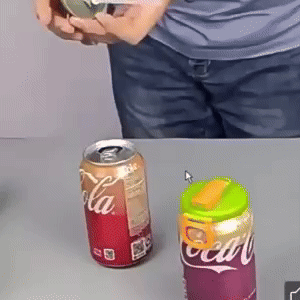 Soda Can Lids with straw 2