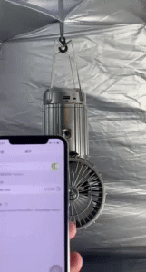 Portable Camping Lantern with Fan 3