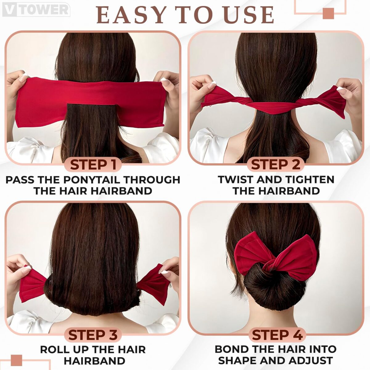 Elegant Hair Bun Maker 2