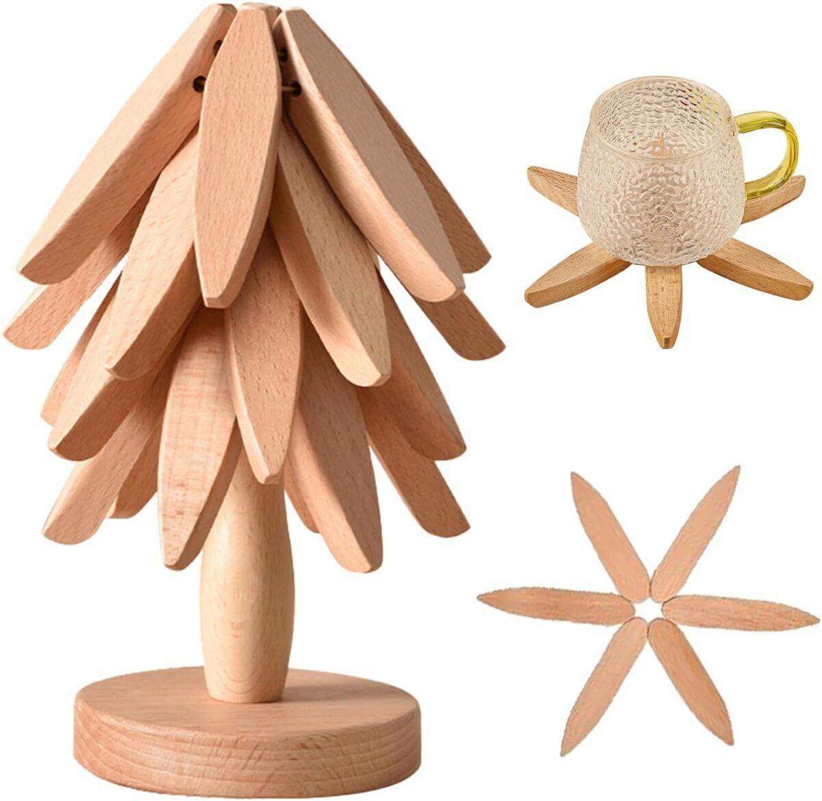 Tree Shape Trivet Set 2