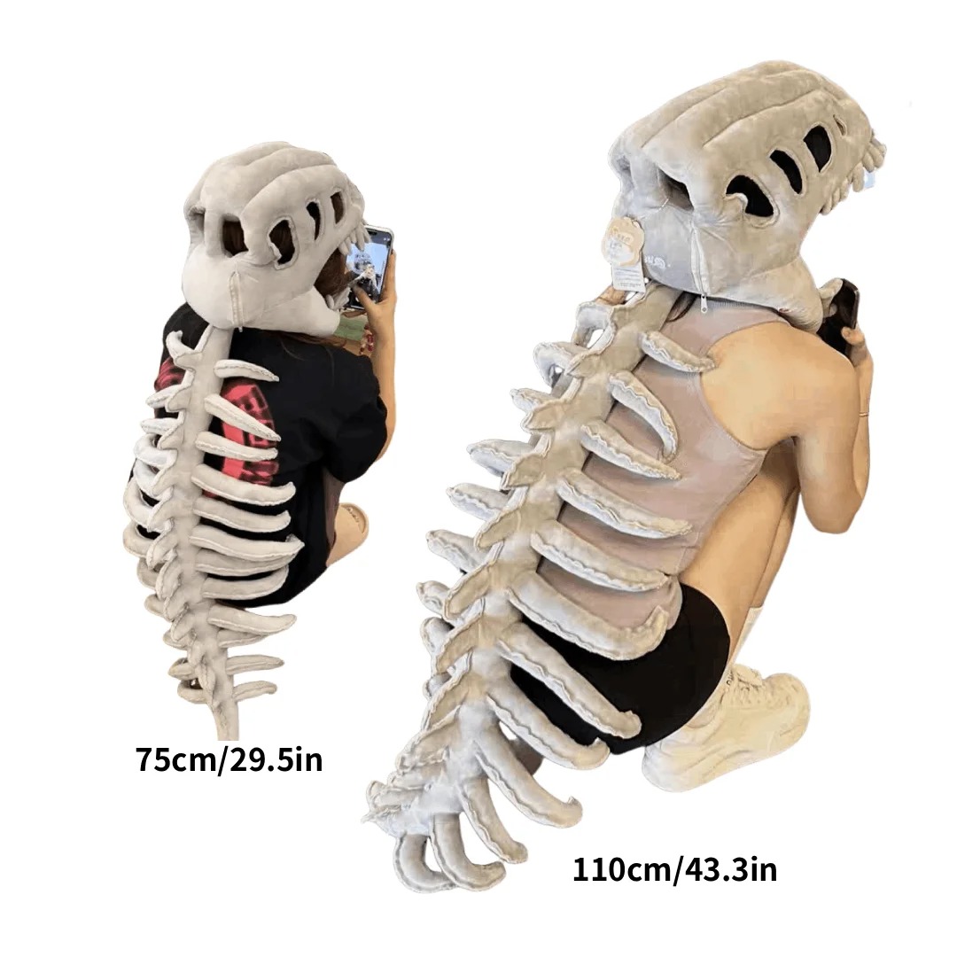 Wearable Dino Plush Backpack Costume 7