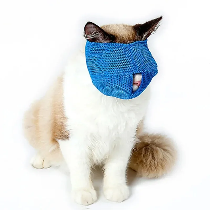 Calming Grooming Muzzle for Cats 2