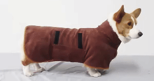 Dog Bathrobe Towel 2