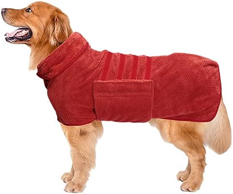 Dog Bathrobe Towel 3