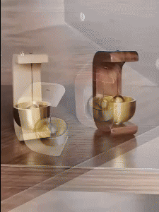 Magnetic Wood Wind Chime 3