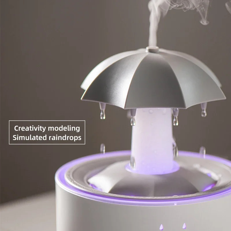 Aromatherapy Rotating Water Droplet LED Umbrella  Humidifier 5