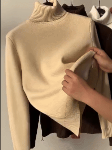 Winter Fleece Thick Knitted Bottoming Shirt 3