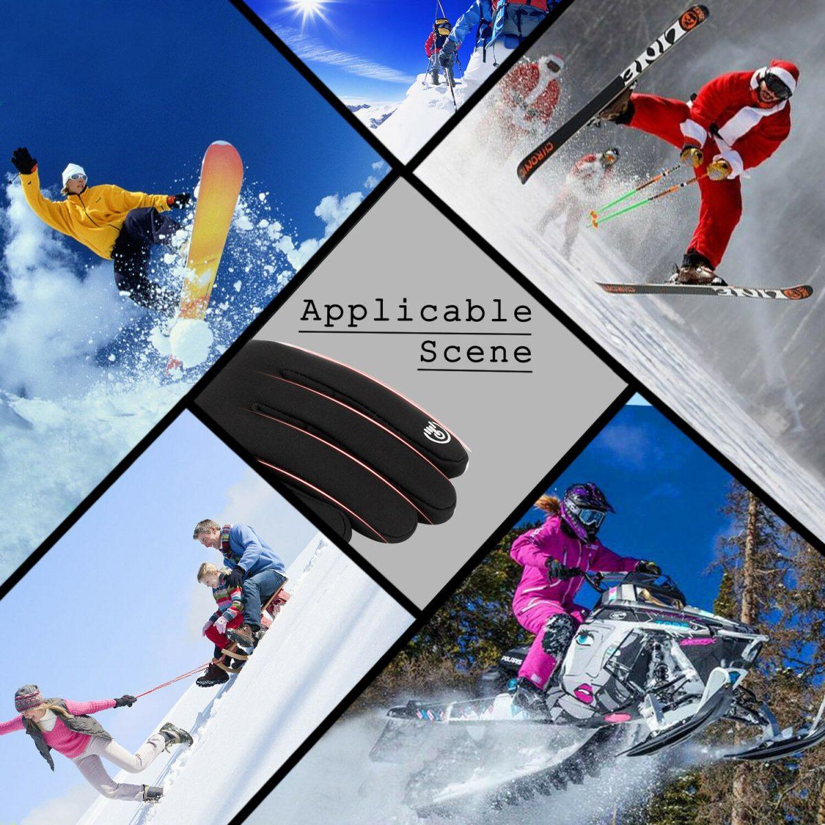 Unisex Winter Warm Waterproof Touch Screen Gloves 2