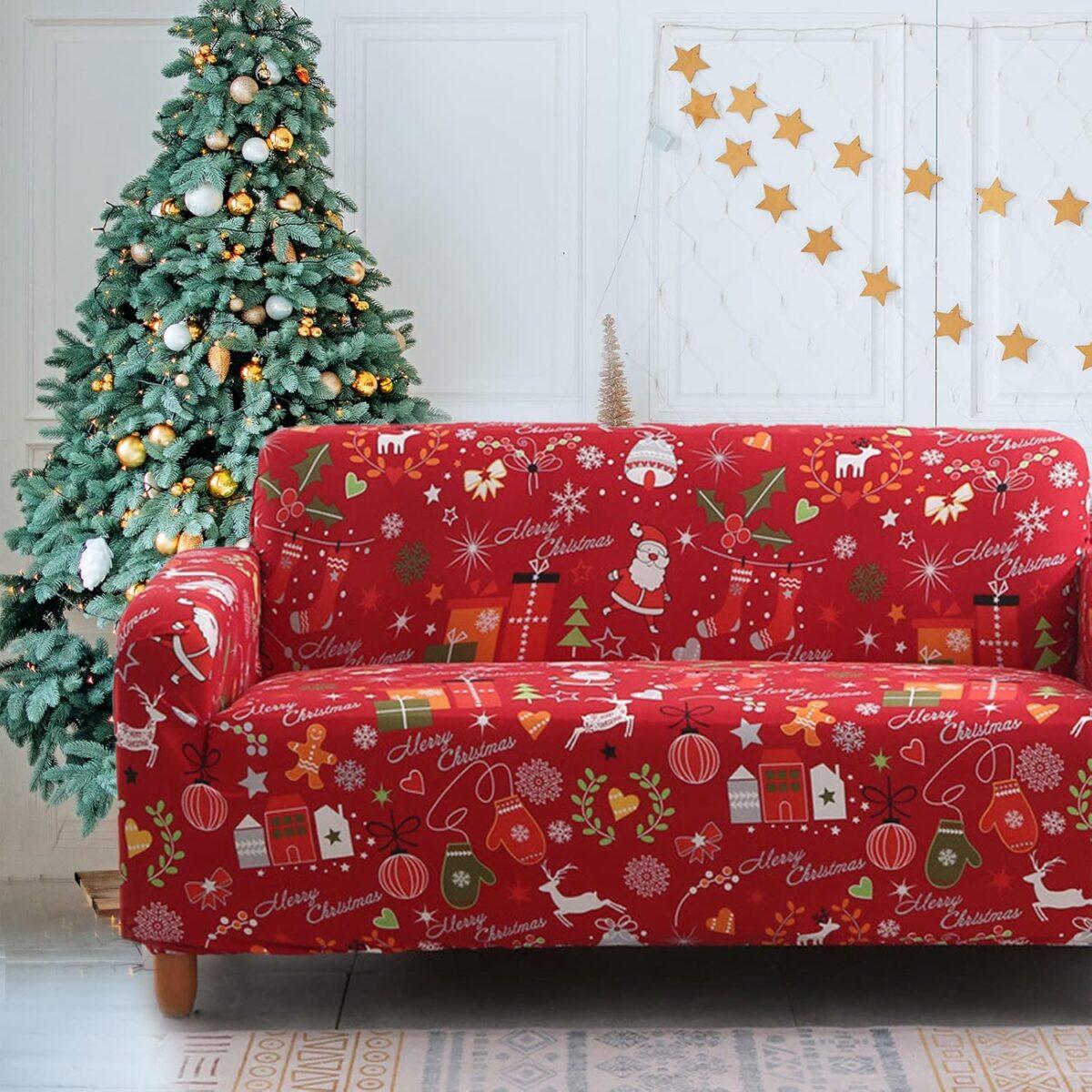 Christmas Sofa Cover 2