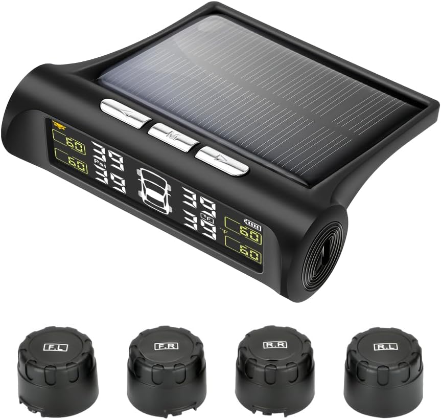 Display Solar Charging Tire Pressure 2