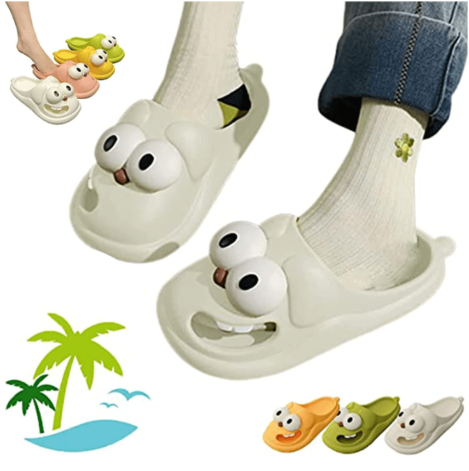 Big Eye Dog House Slippers 2