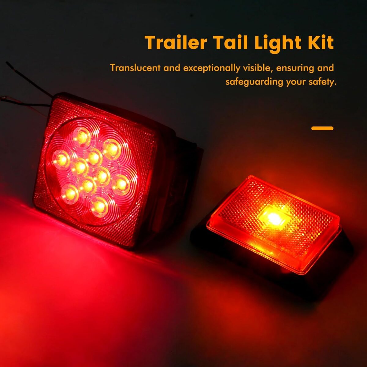Wireless Trailer Tail Lights Kit 3