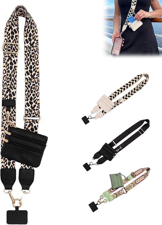 Phone Strap with Zippered Pouch 2