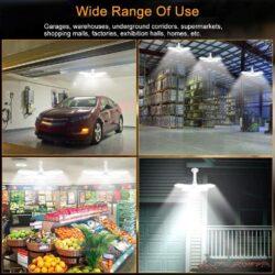 LED Pendant Light Foldable Fan Blade Bulb 3