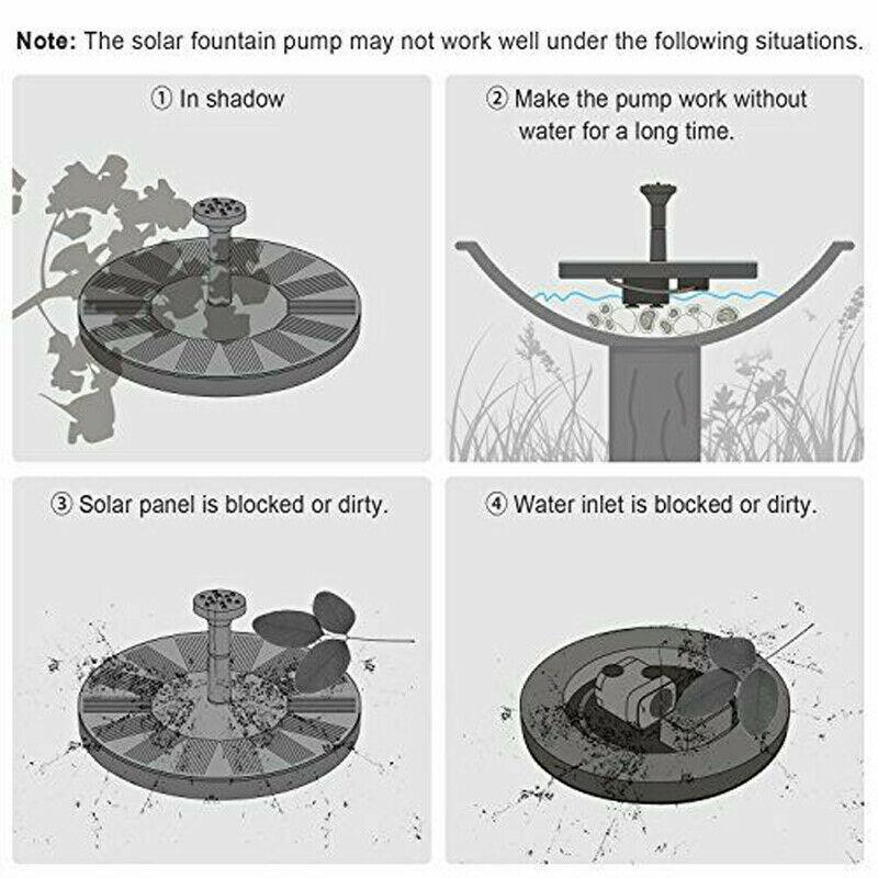 Solar Powered Fountain Pump 4