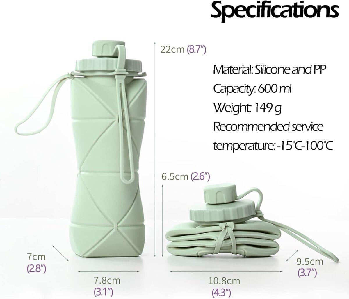 Silicone Foldable Water Bottles 2