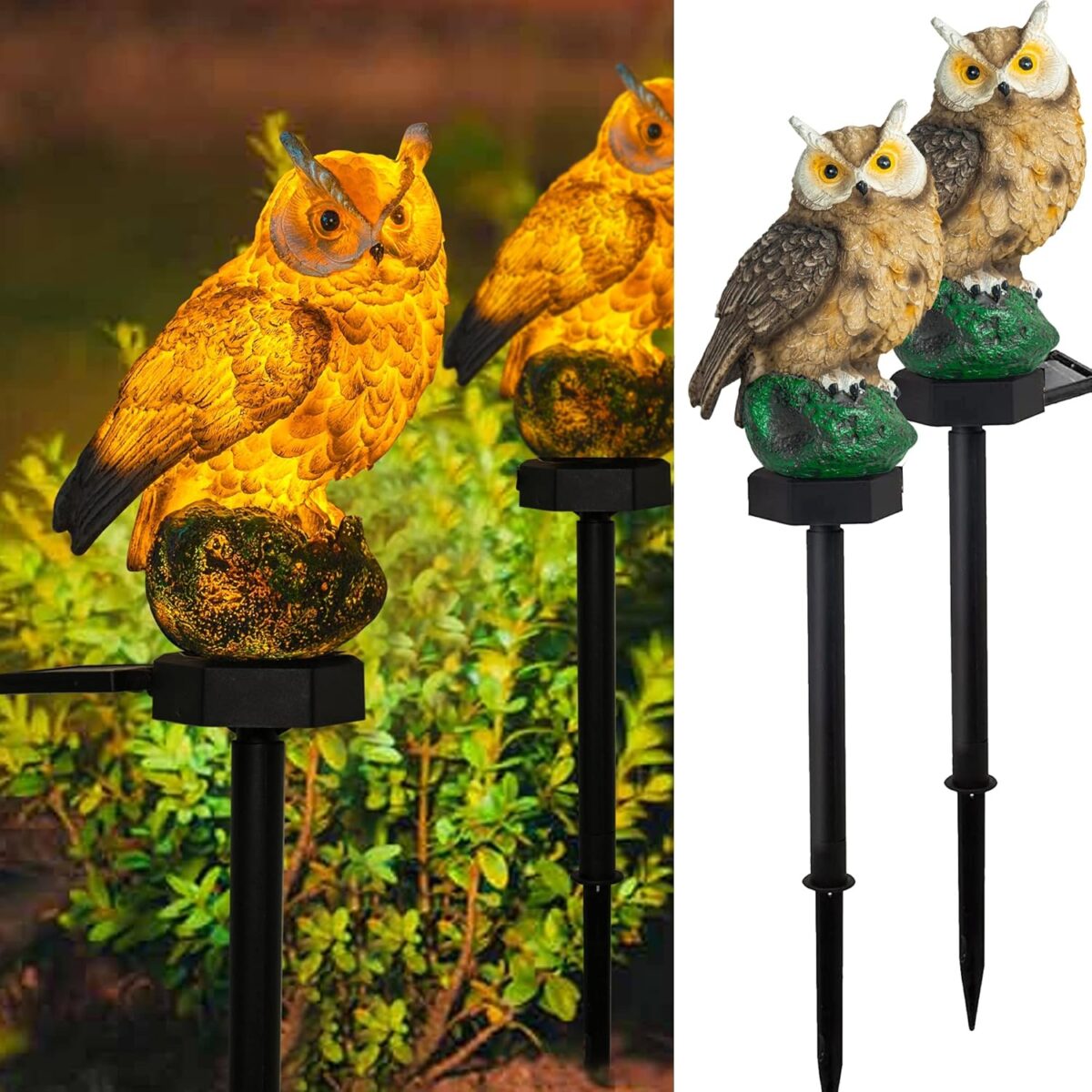 Waterproof Solar Owl Light 2
