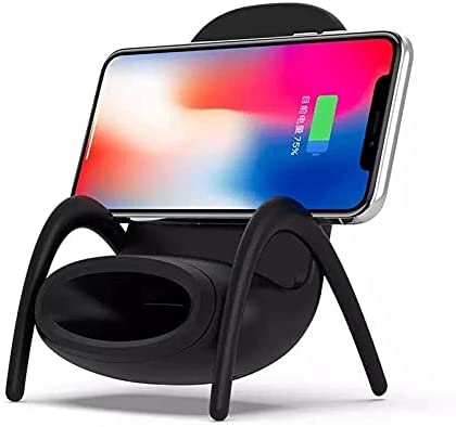 Portable Mini Chair Wireless Charger With Speaker 3