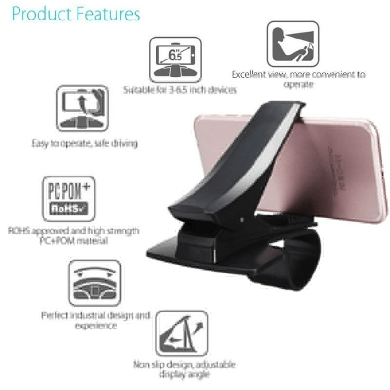 CAR CLIP PHONE HOLDER 3