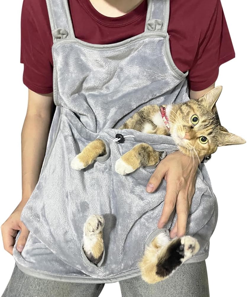 Cat Carrier Apron with Sleeping 2