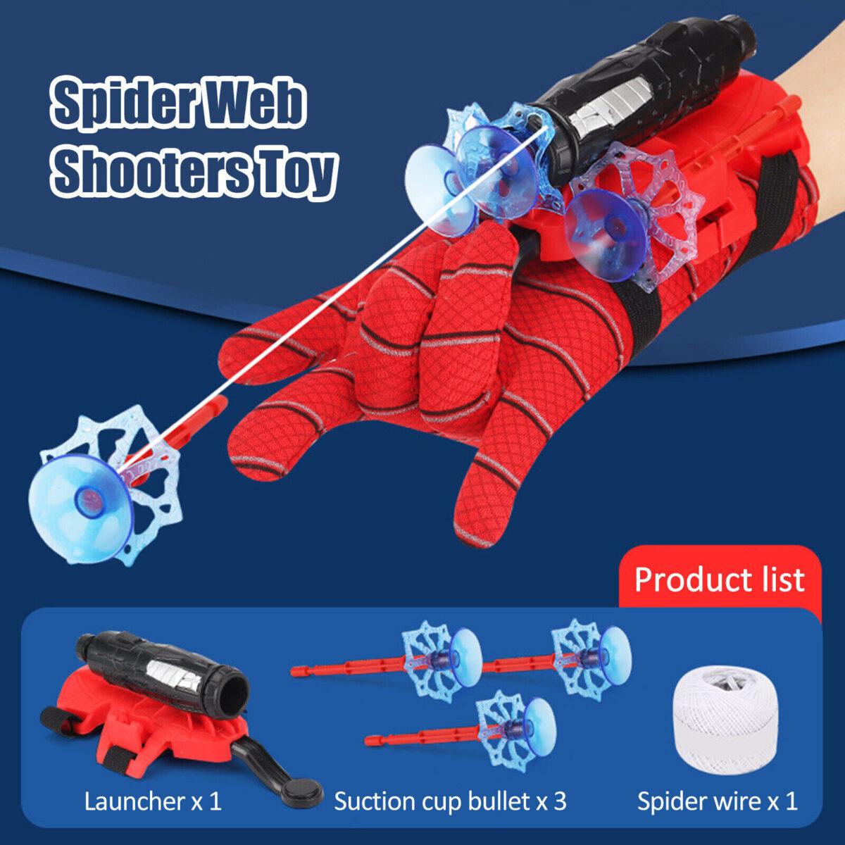 Spider Gloves Wrist Launcher Toy 2