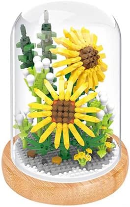Sunflower Flower Bouquet Building Sets 2