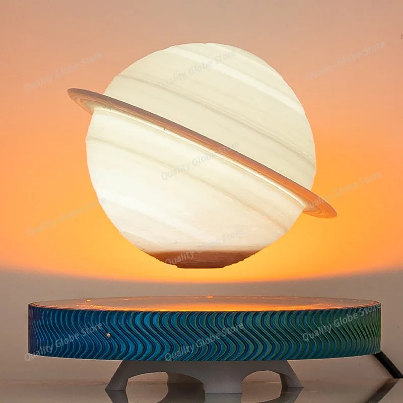 Levitating Saturn LED Lamp 6