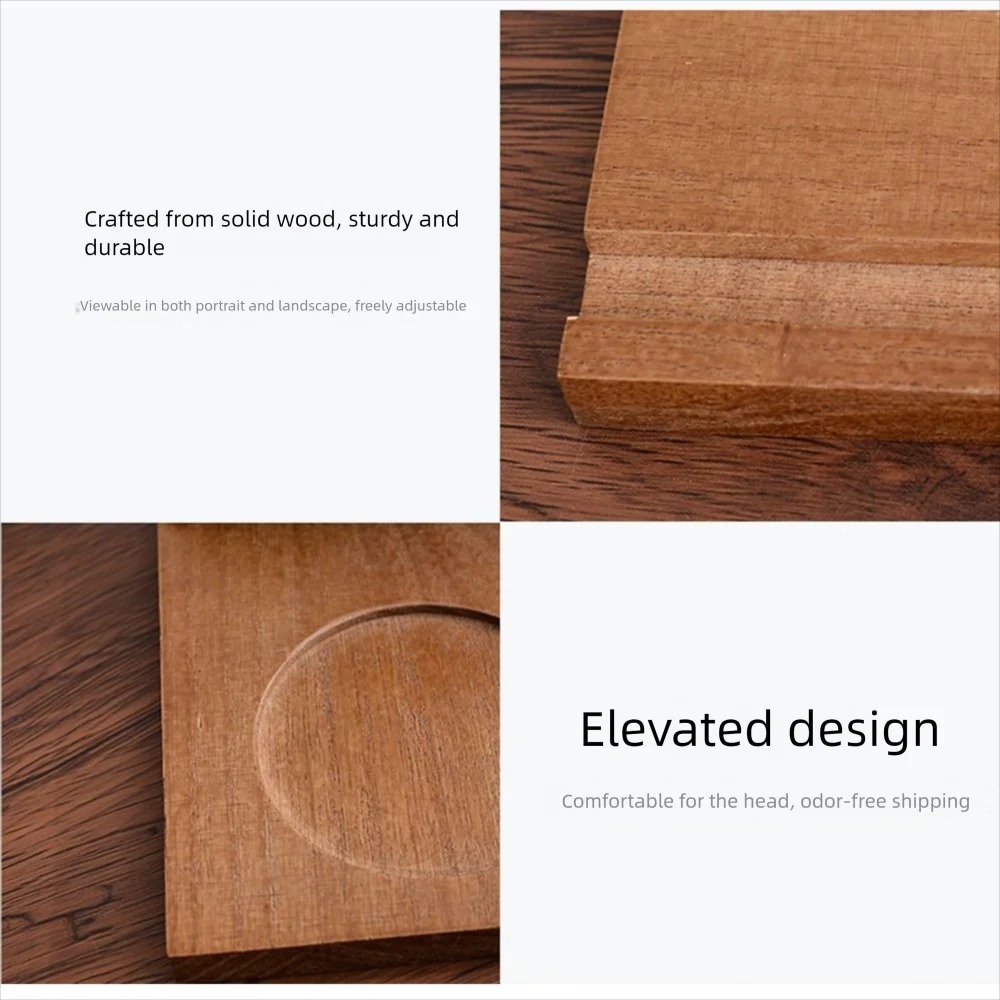 Wooden Bedside Organizer & Book Holder Tray 4