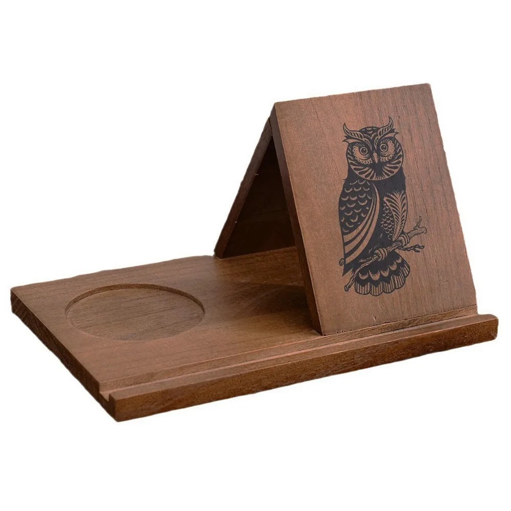 Wooden Bedside Organizer & Book Holder Tray 6