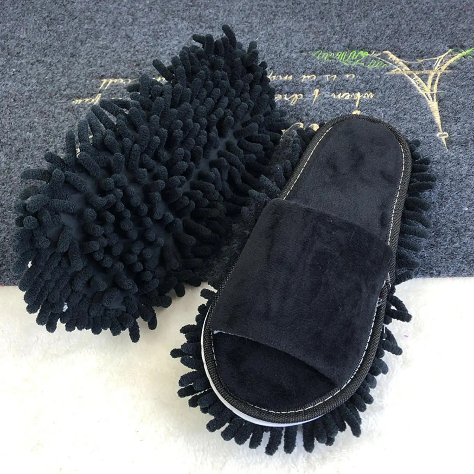 Microfiber Mop Cleaning Slippers – Hands-Free Floor Cleaning Shoes 5