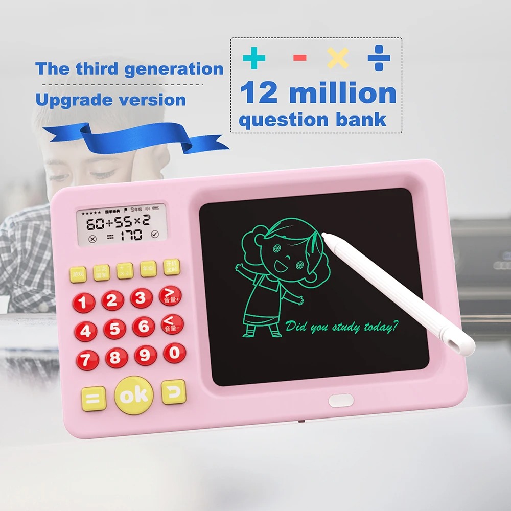 Magic LCD Writing Tablet with Math Games & Sound 3