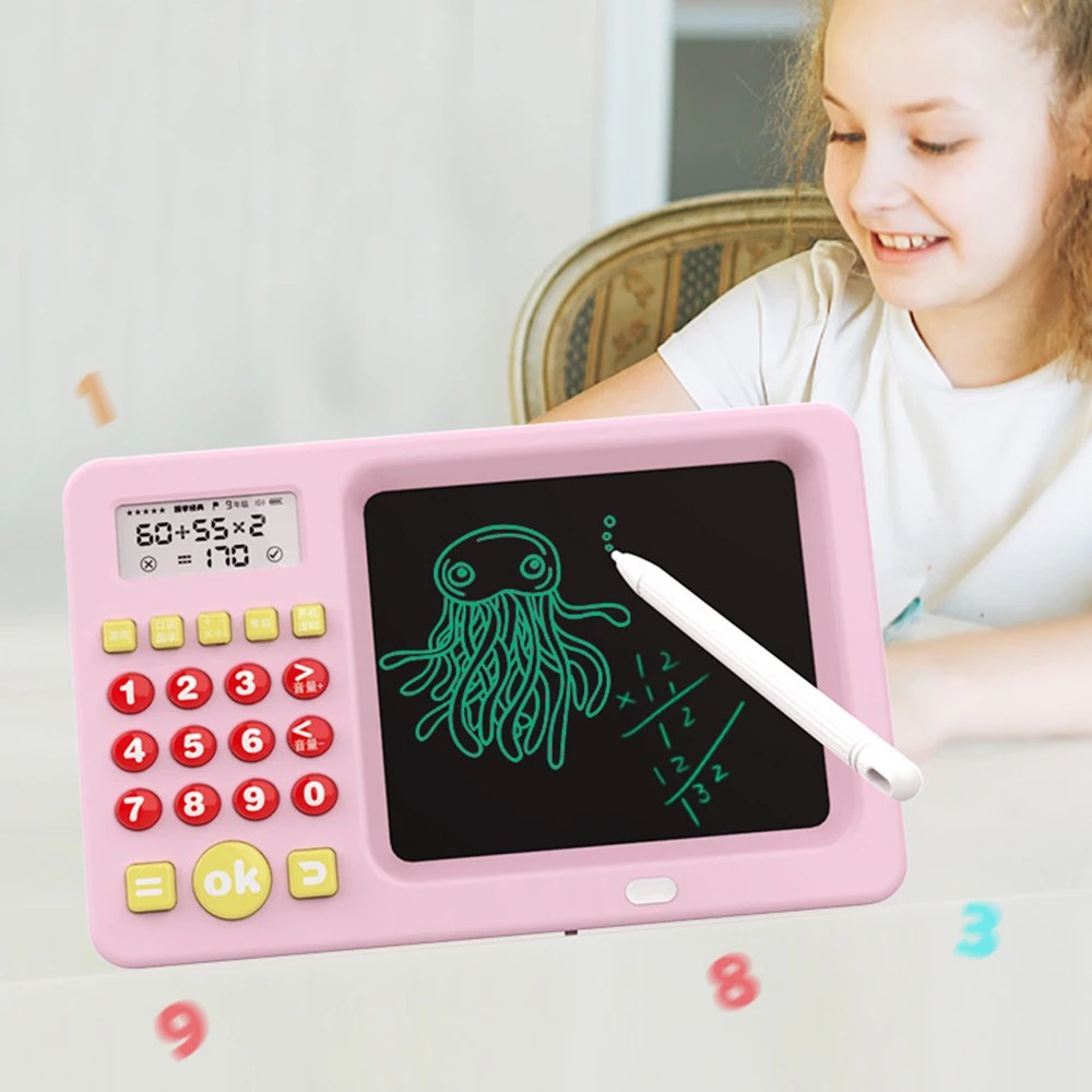Magic LCD Writing Tablet with Math Games & Sound 6