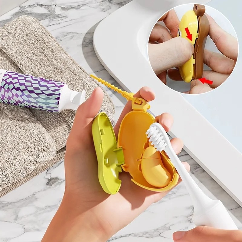 Banana Toothbrush Travel Case 2