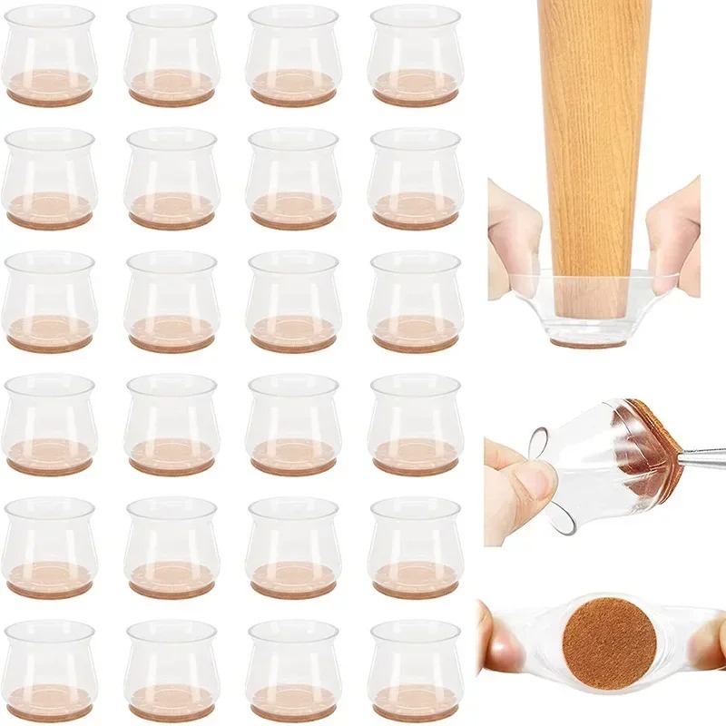 Silicone Chair Leg Caps – Floor Protector Pads 3