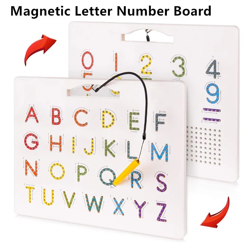 MagnaTrace Magnetic Alphabet Tracing Board 2