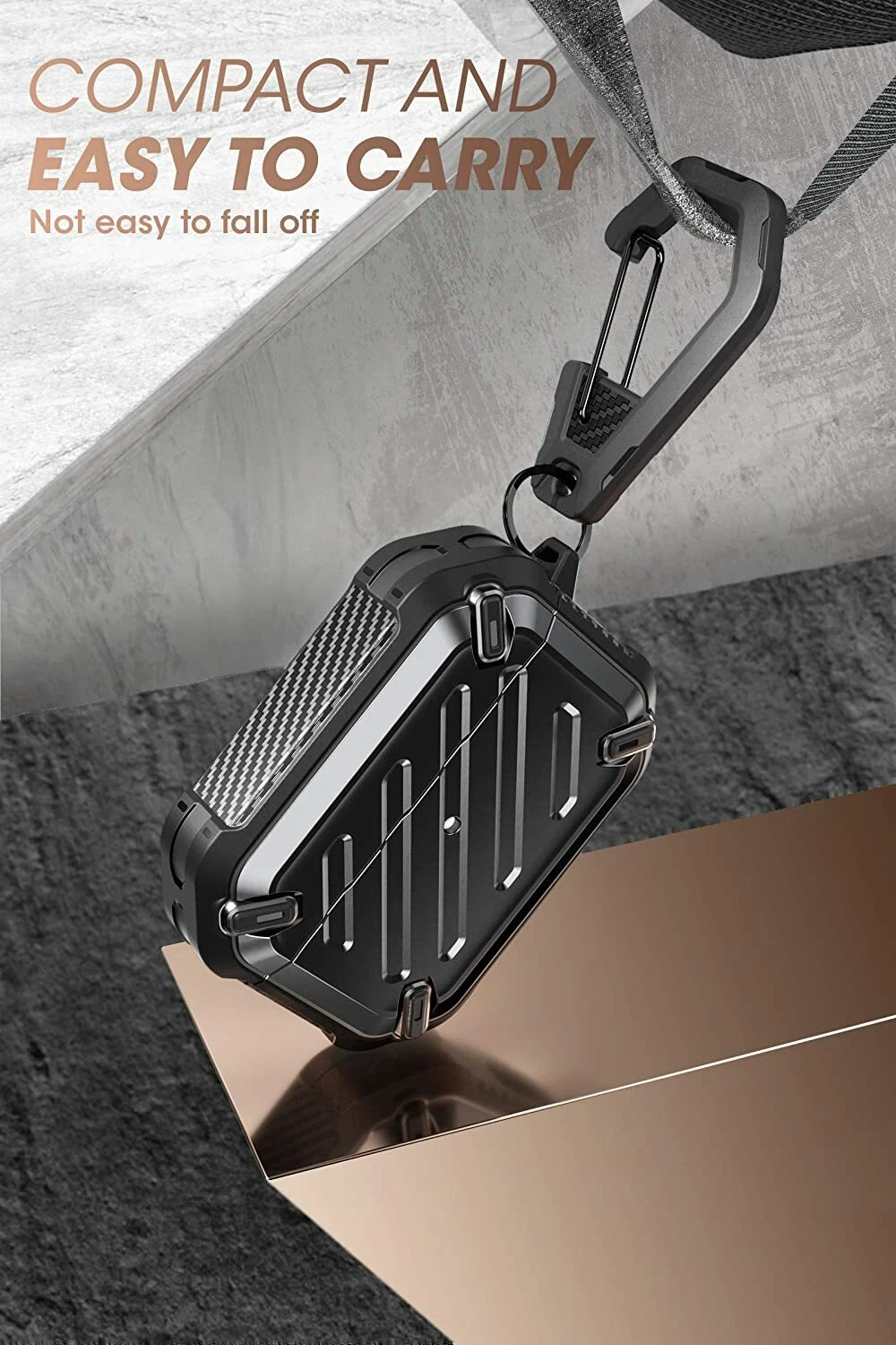 Rugged AirPods Pro Case with Carabiner 7