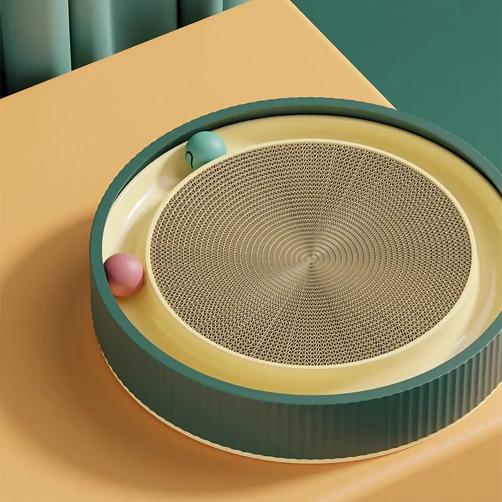 Cat Scratcher Toy Rolling Ball Tracks 5