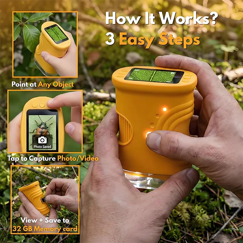 MicroExplorer 1000X Kids Handheld Digital Microscope 2