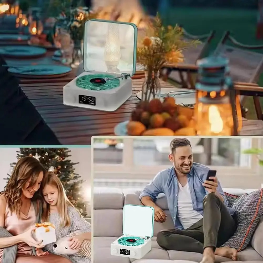 Mini Retro Record Player 4