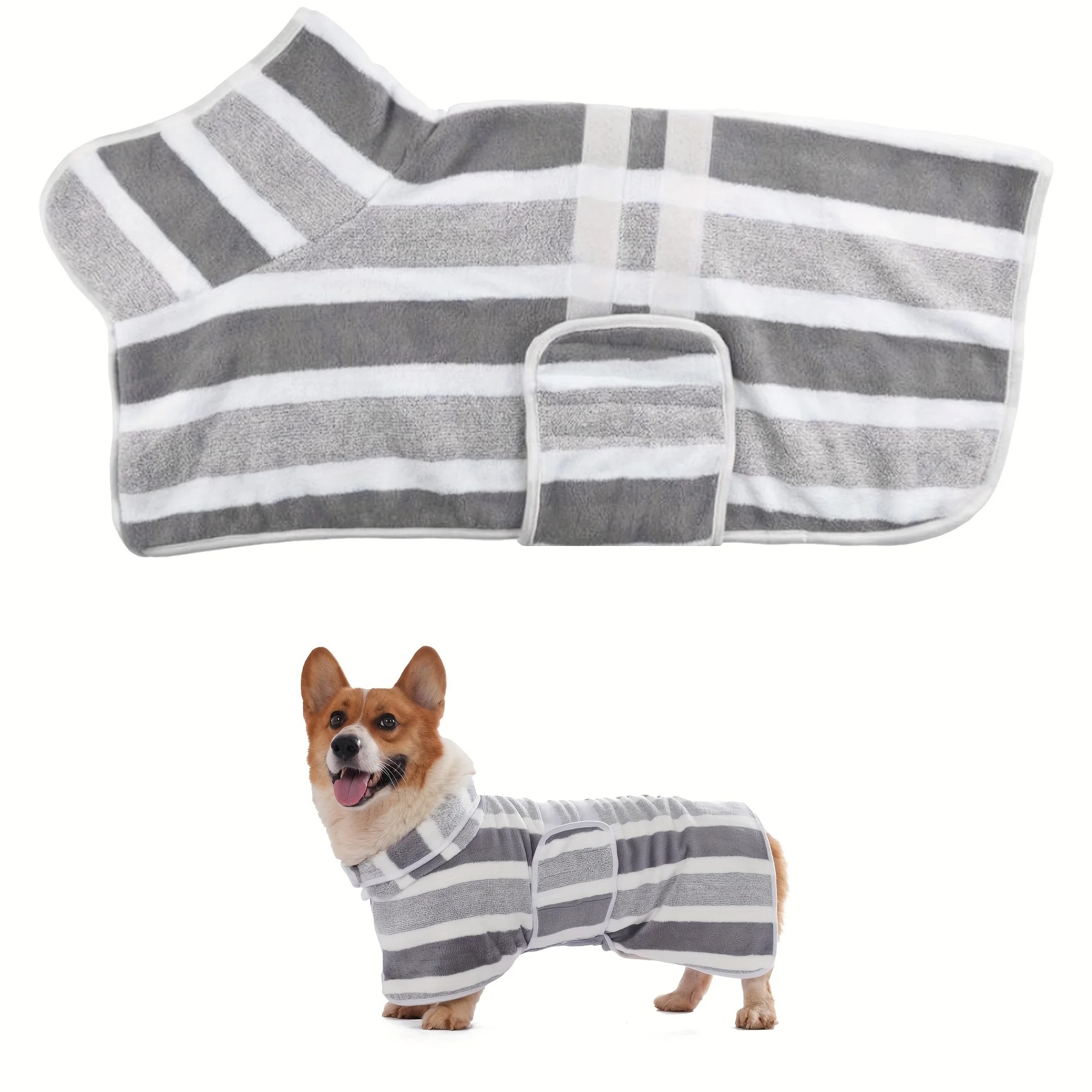 CozyWrap Pet Towel Robe 6