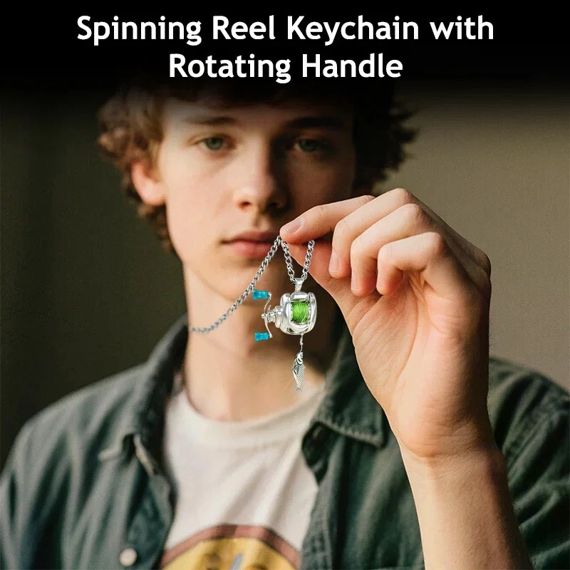 Angler’s Catch Fishing Reel Pendant 2